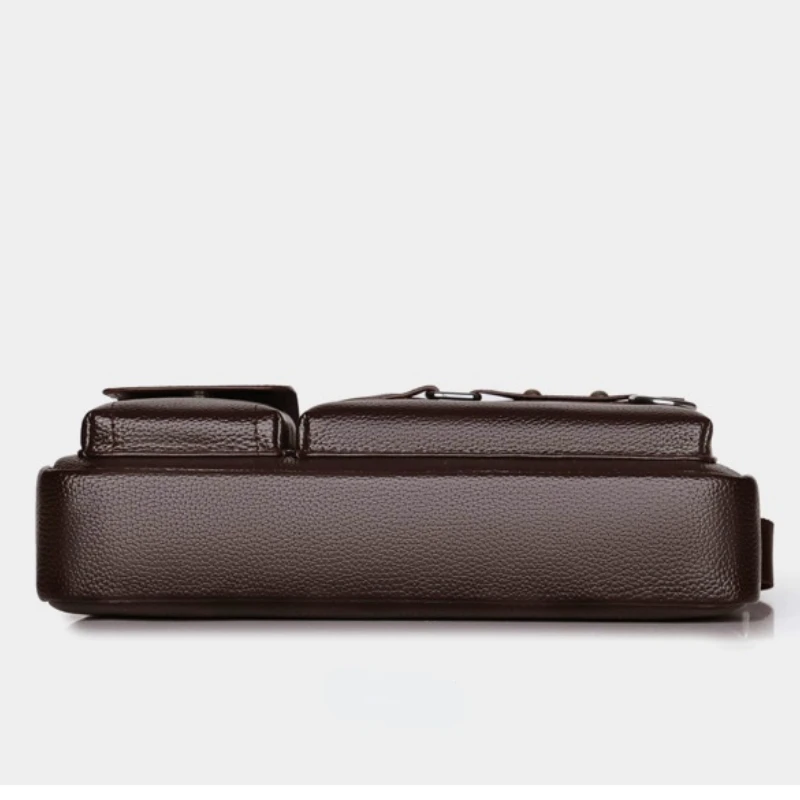 2024 Mannen Schoudertas Voor 10.4 "Ipad Pu Leer Zakelijke Handtassen Mannen Messenger Bags Mode Man Crossbody tas