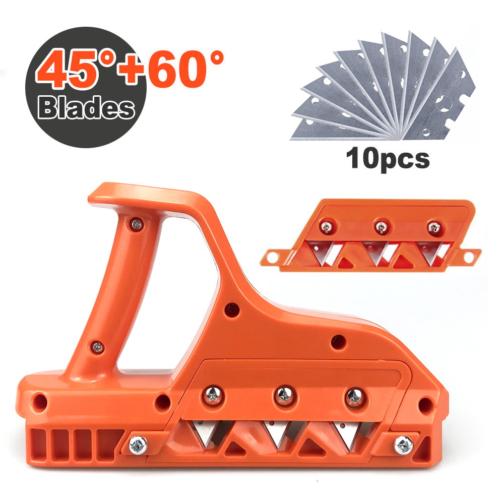 Gipskarton-Schnellschneider, Gipskarton, Handflugzeug, Trockenbau, Kantenfase, Holzbearbeitung, Schneidwerkzeug 45 ° 60 ° Handwerkzeug zum Trimmer: Grün