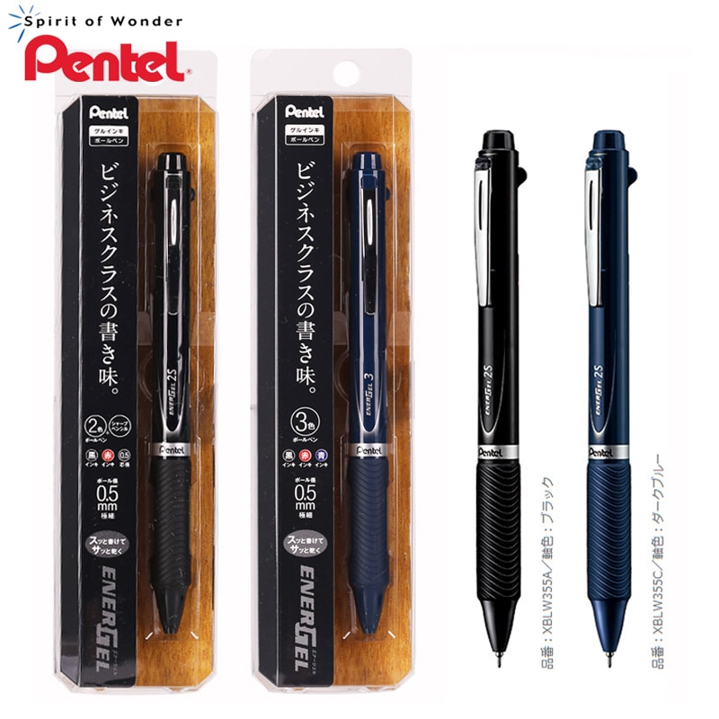 PENTEL Trinity-lápiz automático multifuncional, bolígrafo neutro de 0,5mm, XBLW355A, papelería multifuncional, 1 ud.
