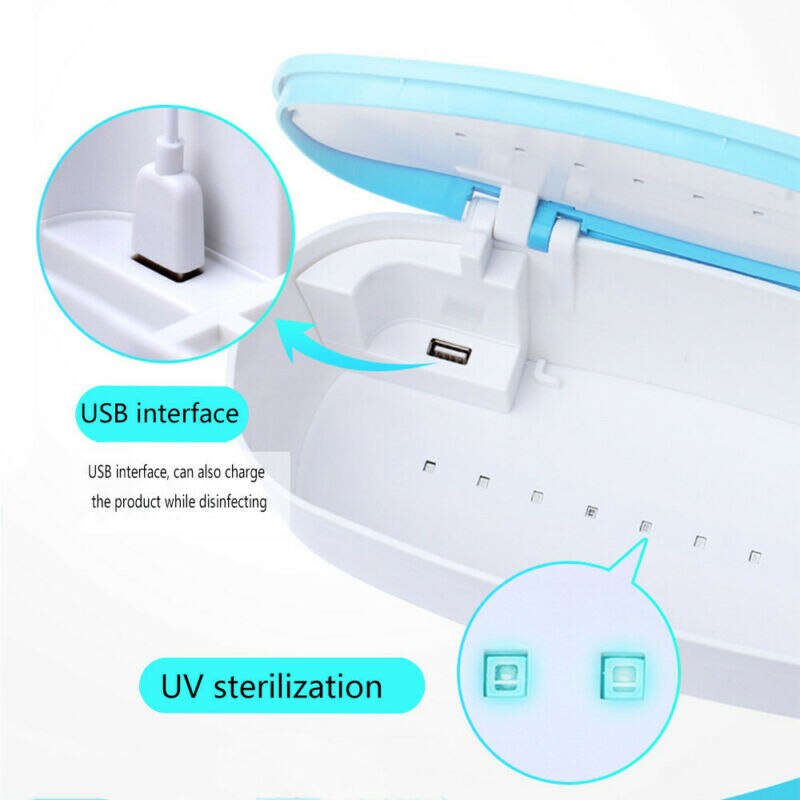 UV LED Nail Sterilizer Box Manicure Beauty Comestic Tool Disinfecting Sterilizer