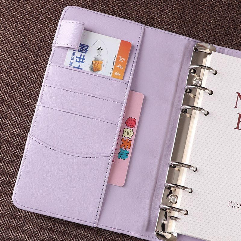 A5 Weekly Monthly Planner Diary Classic Loose-Leaf-Ring-Binder Notebook Cover