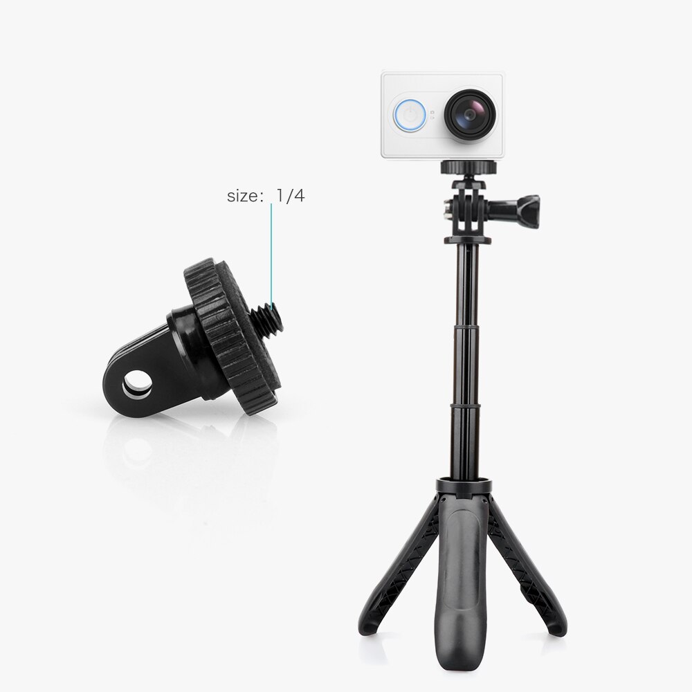 Vamson für Gopro9 Mini Tasche Stativ Selbstauslöser Erweiterbar Griff Pol Selfie Stock für Gopro Held 10 9 8 7 6 5 4 3 kamera VP421