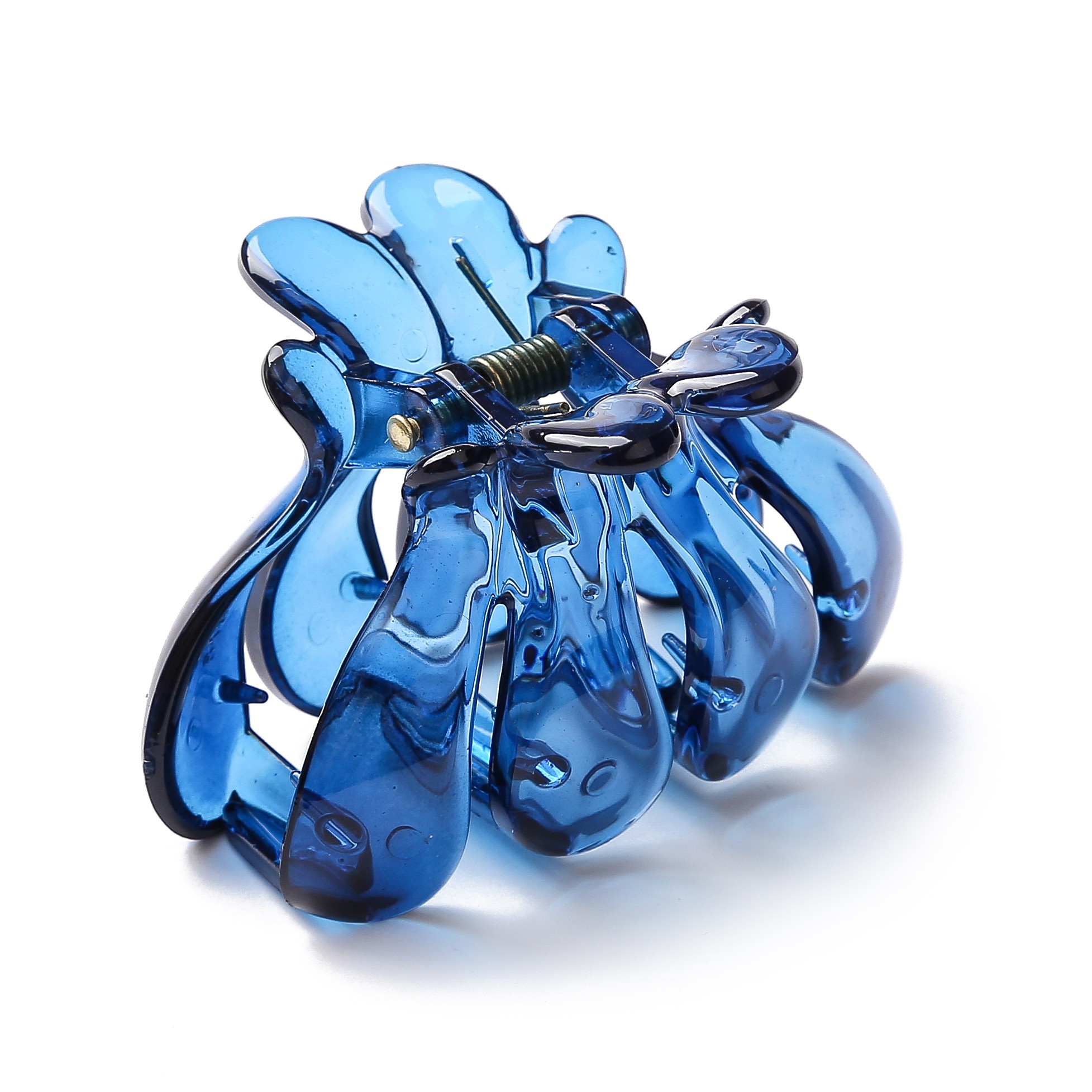 Pinza de pelo de plástico para mujer y niña, 6cm de largo, pinza de pelo de cangrejo, accesorios para el cabello rojo, estilo de ,: Gris