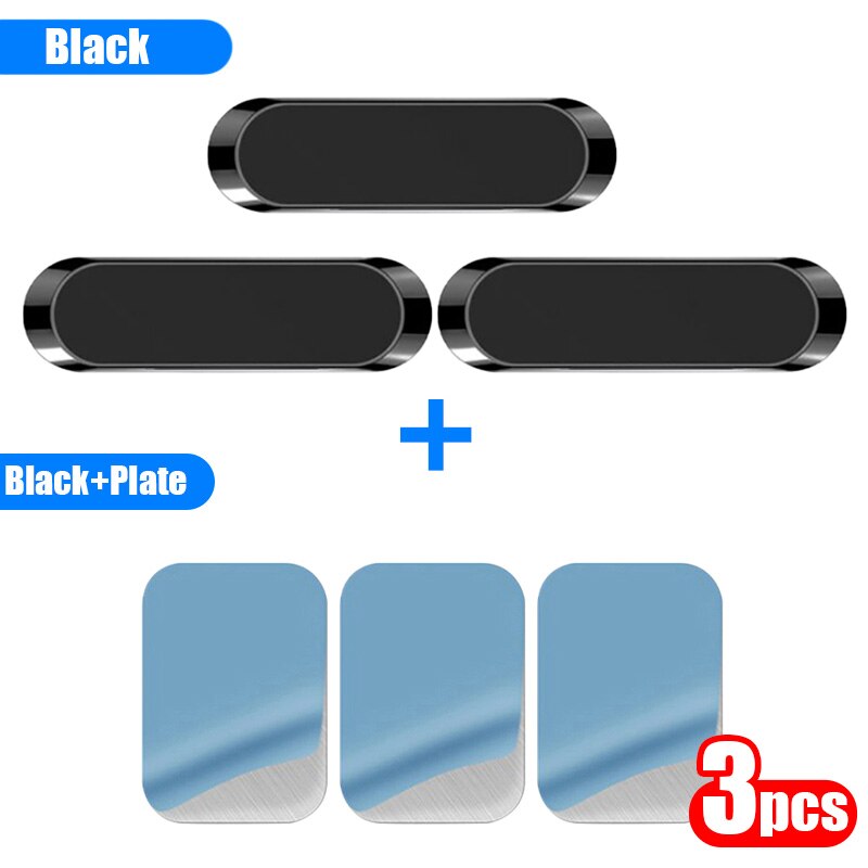3 sztuk magnetyczny uchwyt samochodowy telefon automatyczny magnes góra telefon komórkowy stojak telefon GPS wsparcie dla iPhone Xiaomi Huawei Samsung: 01