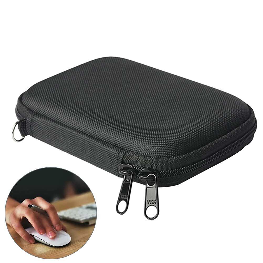 Protective case storage box portable anti scratch travel full protection with lanyard nylon shockproof fit mouse 2