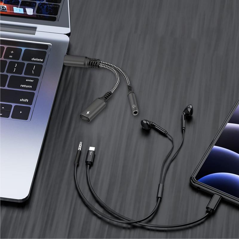 Splitter Kabel Für Headset Kopfhörer Adapter 3,5mm Adapter Kabel Splitter Ladegerät Adapter Kopfhörer Splitter Für Telefon Computer