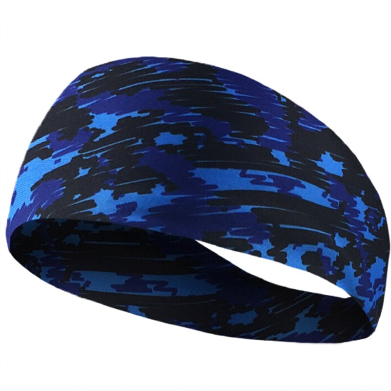 Fietsen sportschool stretch sport haarbanden zweet hoofdband zweetband willekeurige kleur