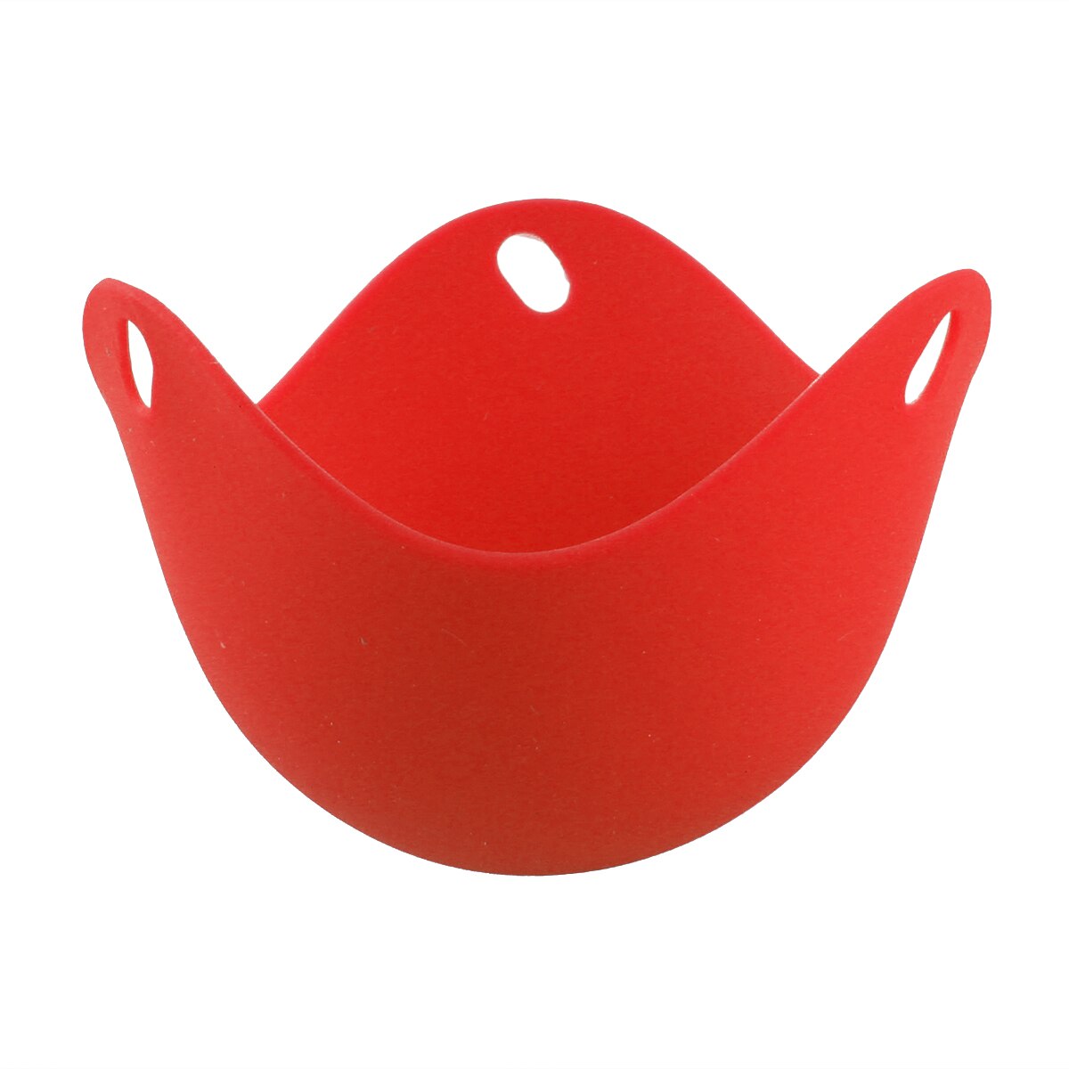 1Piece High Temperature Silicone Egg Steamer Boiler Warm Silicon Gel Egg Cooker Holder Egg Tool Kitchen Accesorios: Red
