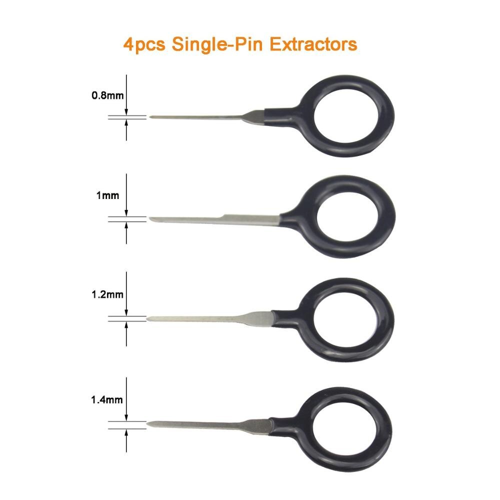 Terminal Removal Tools 11Pcs/Set Terminal Removal Tools Car Electrical Wiring Crimp Connector Pin Extractor Kit