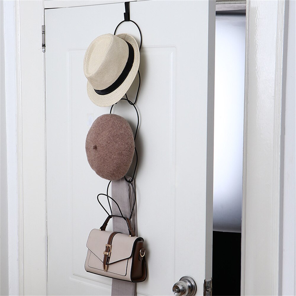 Baseball Cap Rack Hat Display Holder Door Closet Clothes Scarf Towel Round Storage Shelf Home Organizer