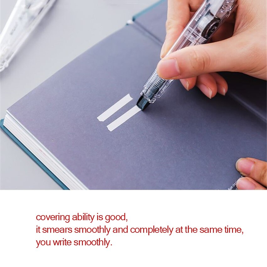 6M Long Portable Children Correction Tape, Simple Office Supplies Students Write Correcting Tape Stationery