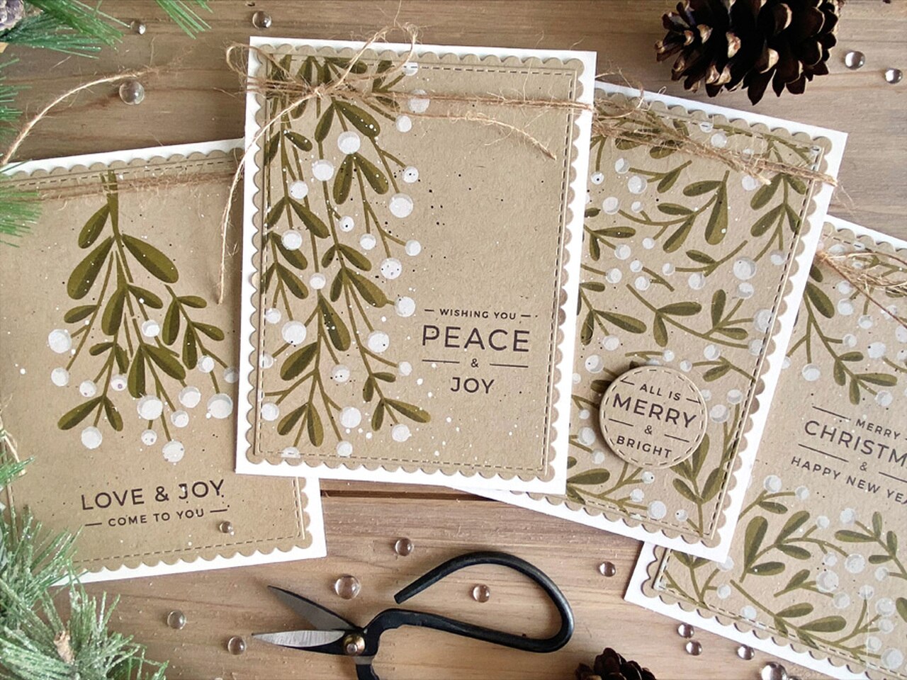 Mistletoe Layered Template Metal Cutting Template Diary Diy Scrapbook Easter Craft Carving Production