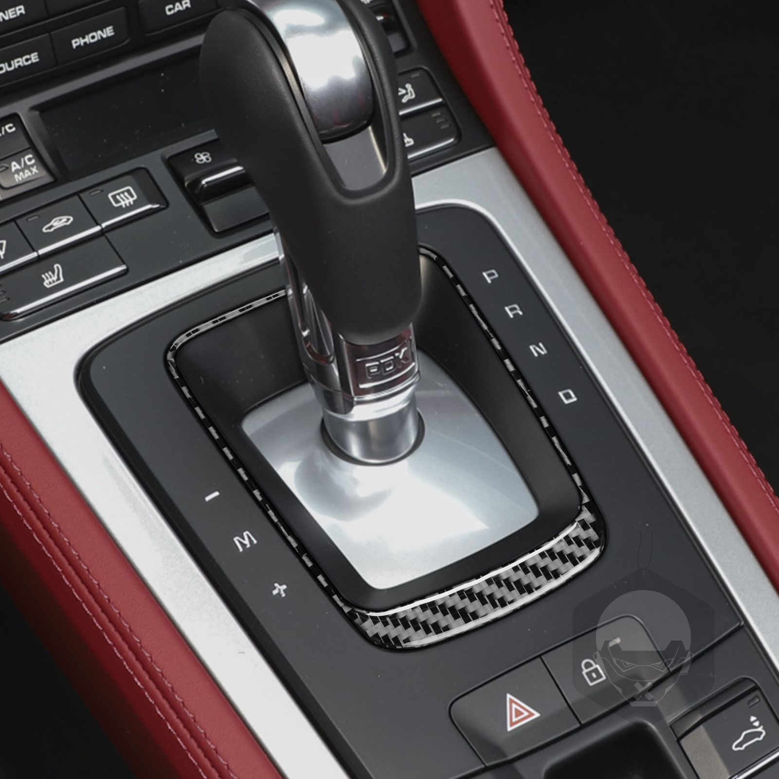 Voor Porsche Boxster Cayman 718 982 -2022 Auto Versnellingsbak Frame Trim Sticker Carbon Fiber Interieur Auto Accessoires