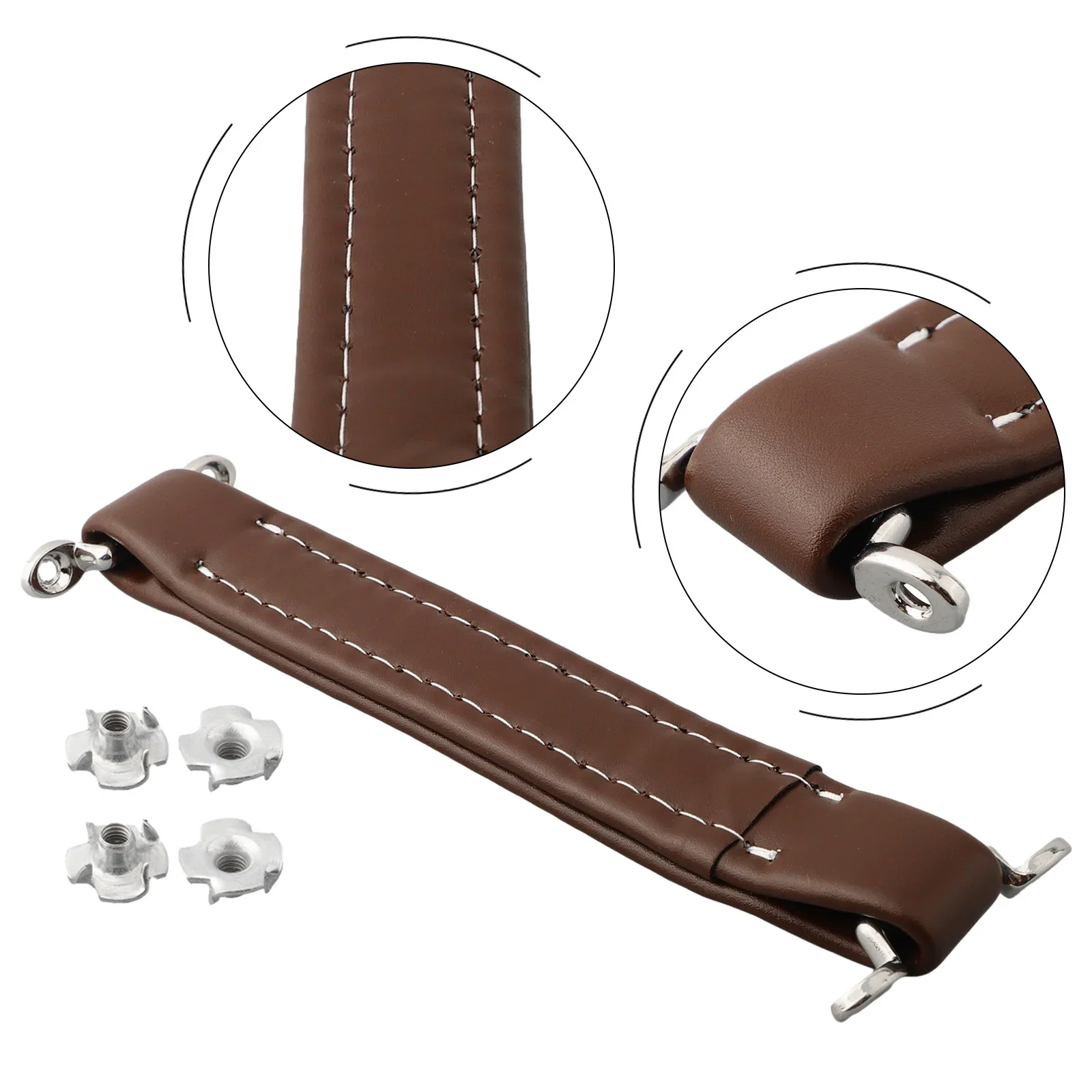 Maniglia per altoparlante per amplificatore per chitarra Maniglia per armadio per amplificatore Maniglie in pelle di vari colori con viti per altoparlante per amplificatori per chitarra
