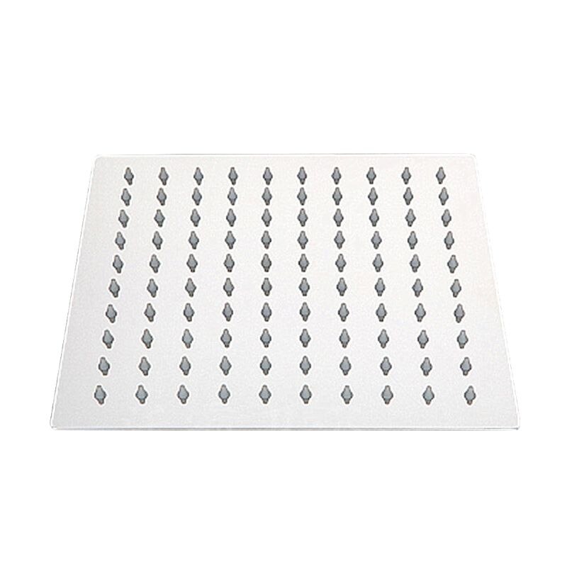 Ducha cuadrada ultrafina de acero inoxidable de 8 pulgadas, boquilla superior grande, ducha de lluvia, cabezal de ducha de baño, accesorios de baño de pulverización