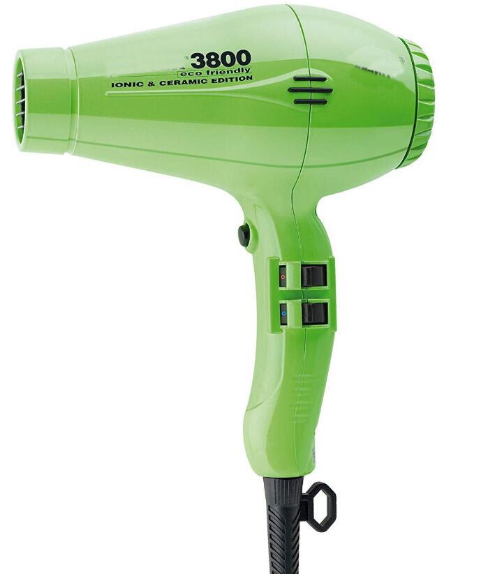 110V/220V Droger Huishouden High-Power Föhn 3800 Elektrische Föhn Huishouden Salon Kappers Blow bus Eu Ons strijkbal voor in de droger voeding regelbaar strijkbal voor in de droger: green / Au