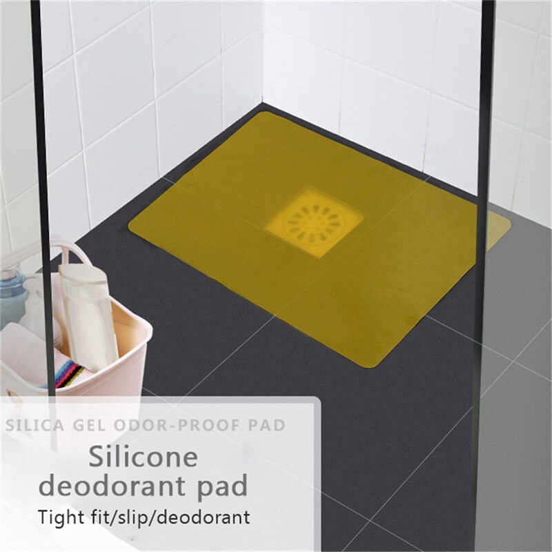 Coussin Anti-odeur en Silicone pour vidange pour sol de salle de bains, couverture Anti-odeur pour toilettes, bouchon d'eau d'évier, accessoire