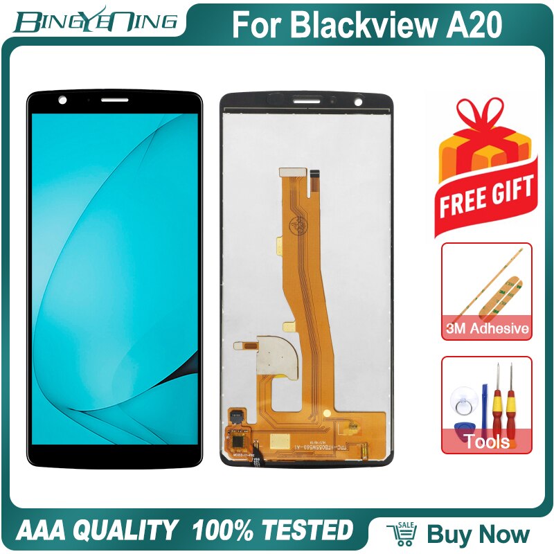 100% nowy oryginalny dla Blackview A10/A20/A20 Pro/A30/A60/A60 Pro/A80/A80 Pro/A8max montaż ekranu + zamienny zestaw ramy: A20 Screen