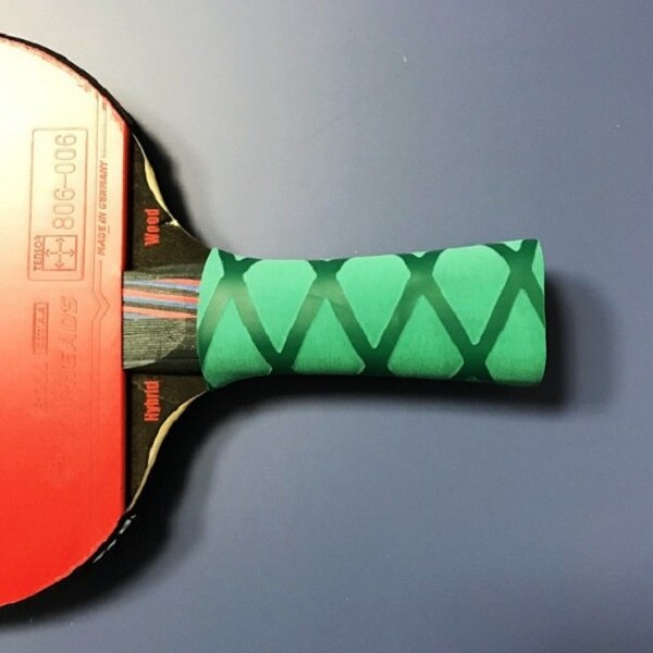 Raqueta de tenis de mesa, de goma suave, cinta de agarre de ajuste seco, antideslizante para raqueta de Ping Pong