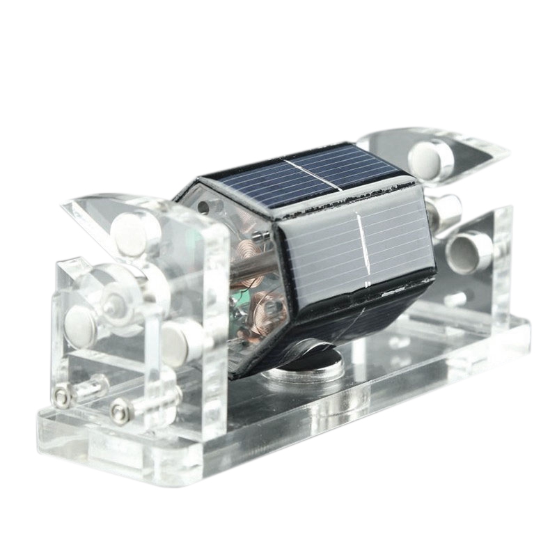 Suspensión magnética, motores solares, juguetes de Física científica, científicos