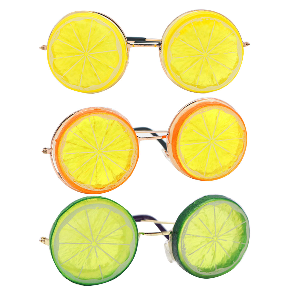 DIY Beach Wedding Photography Eyeglasses Party Funny Plastic Lemon Shaped Glasses Photo Booth Shoot Decorative Eyeware