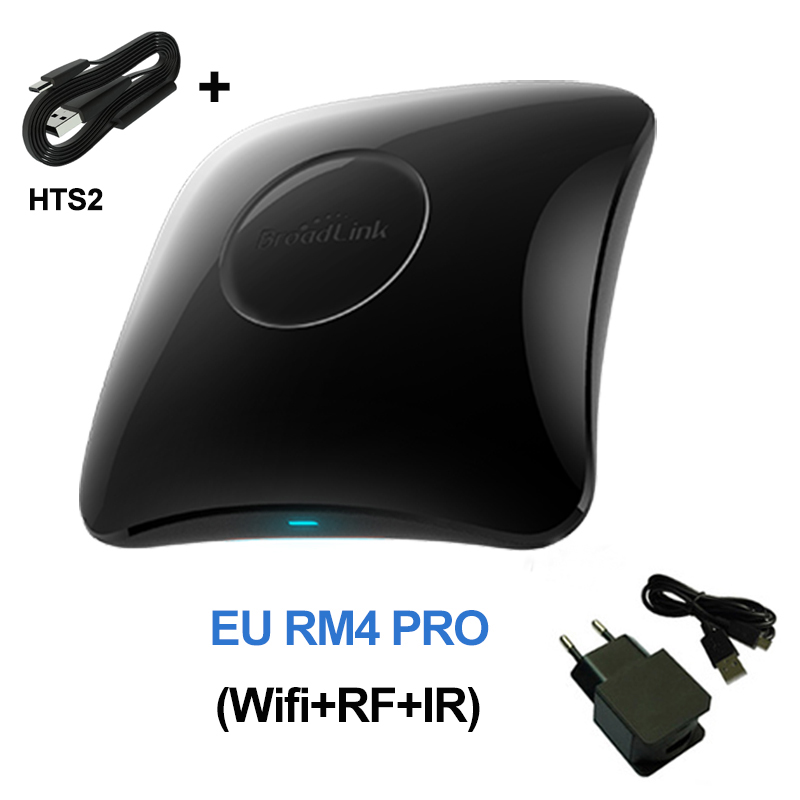 Broadlink RM4 PRO Universal Smart IR RF Remote Controller RM4 Mini Wifi IR Remote Control Work With Alexa Google Home HTS2: RM4 PRO HTS2 EU