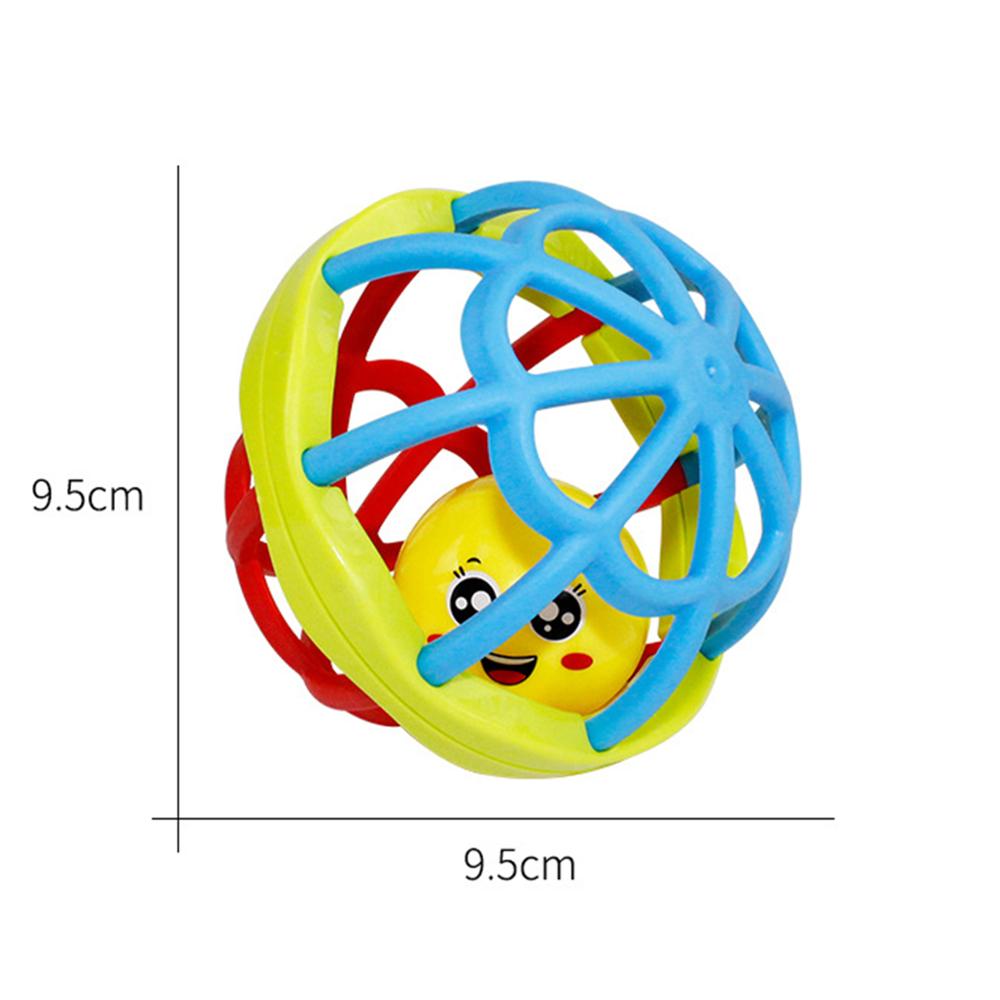 Weiche Bunte Ball Spielzeug Hand Glocke Rassel Entwickeln Spielzeug berühren Beißen Gefangen Hand Oball Ball Für Baby Lernen Greifen freundlicher