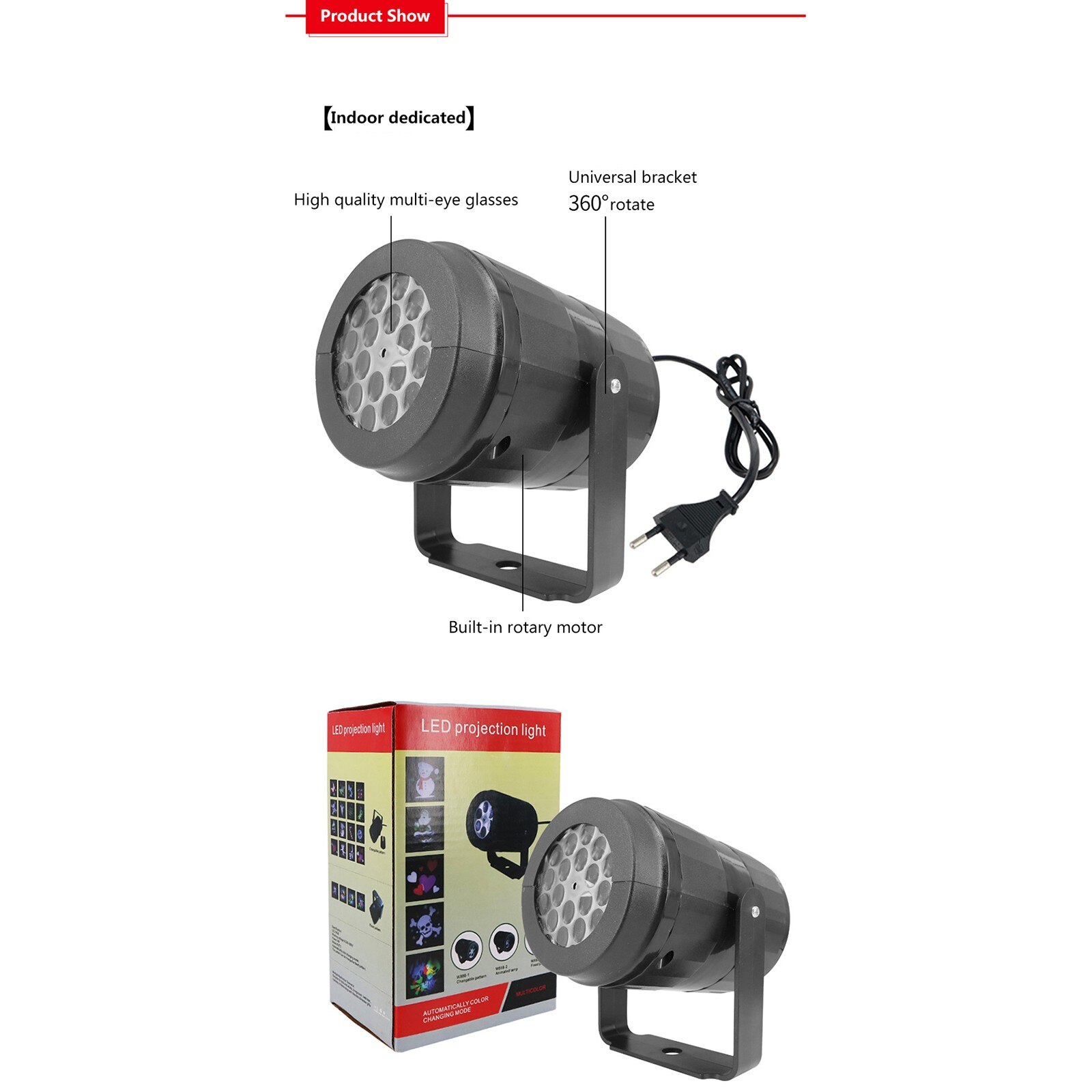 Schneefall Führte Licht Projektor, sanwsmo Weihnachten Schnee Licht, schnee gefallen Projektor Lampe Dynamische Schnee Wirkung LED-strahler Garten # YL10