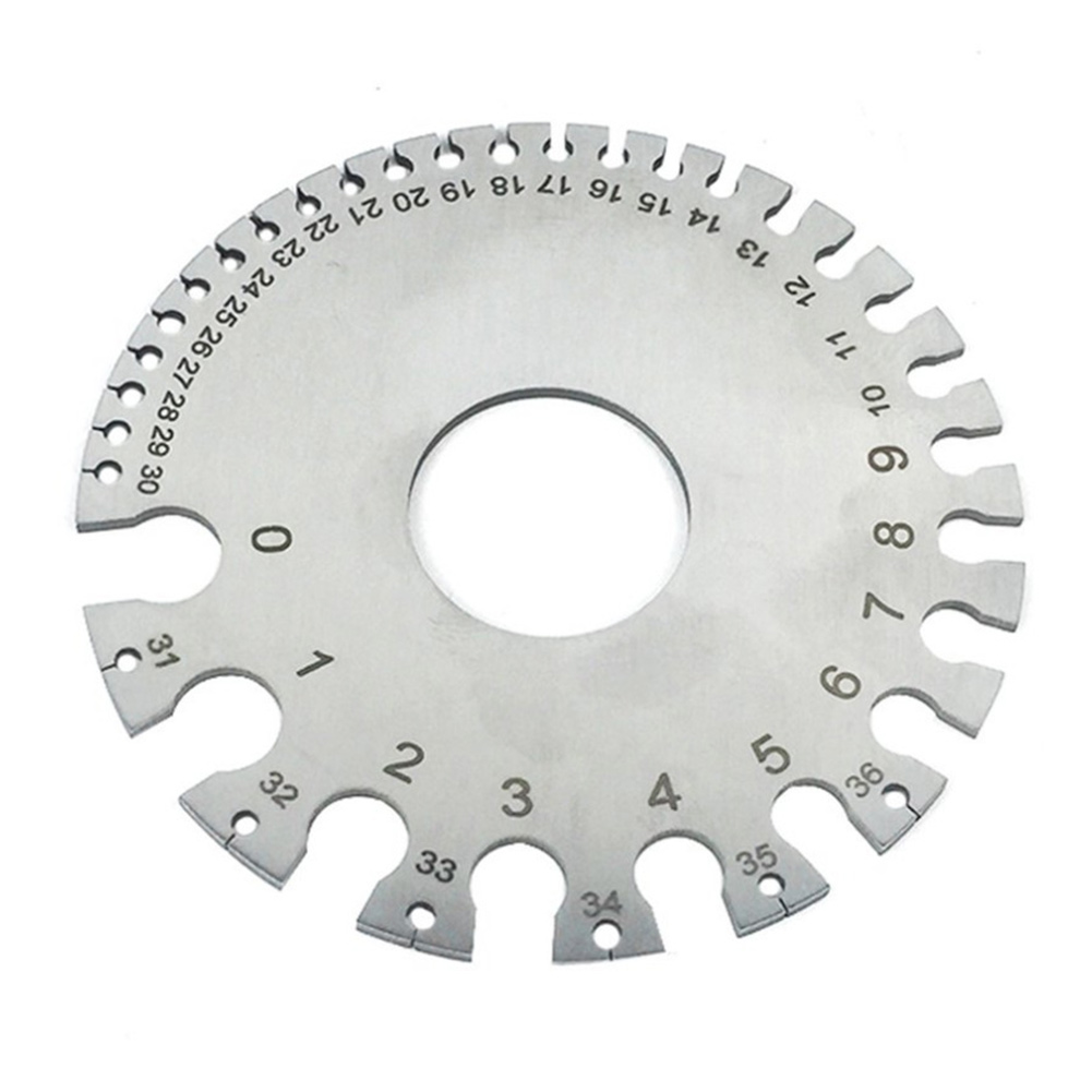 Measuring Wire Gauge Tool Gaging Sheet Metal Steel Copper 0-36 Standard