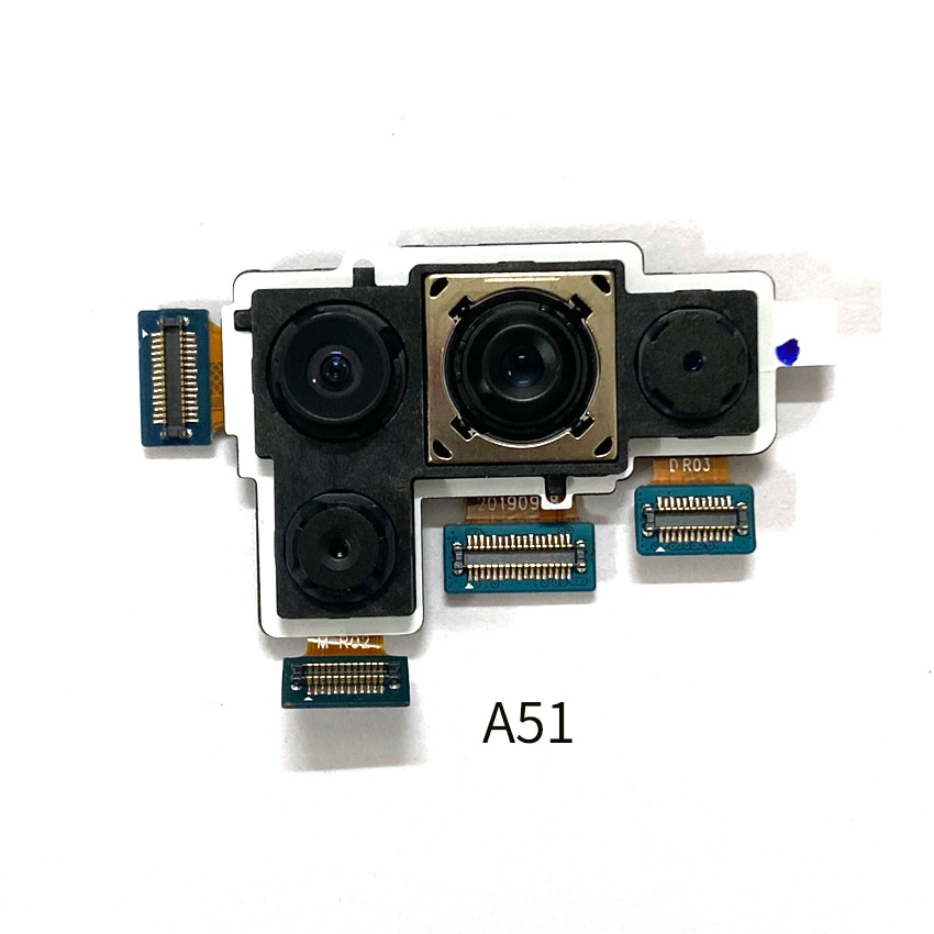 Zurück Gerichtete Kamera Für Samsung Galaxis A51 A515 A71 A715 Wichtigsten Zurück groß Kamera Modul biegen Kabel Hinten