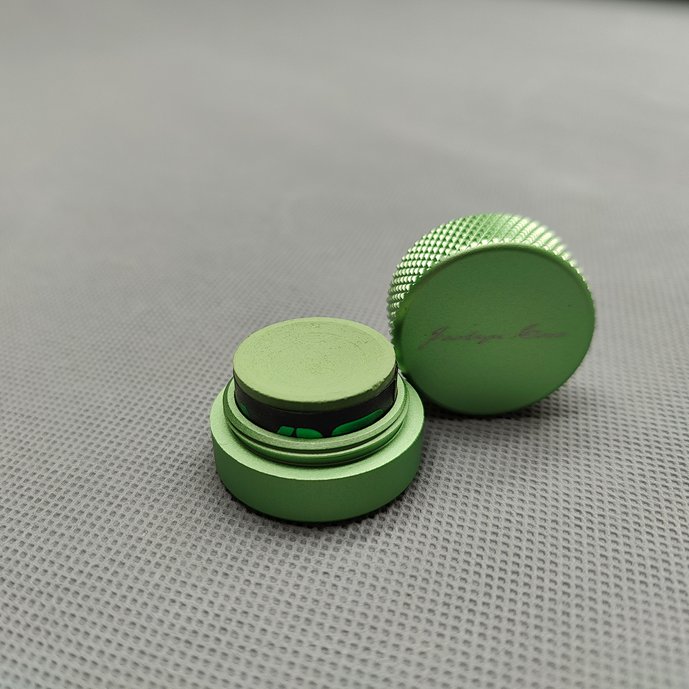 Taom – boîte métallique de rangement de craie de billard, craie Standard cylindrique, porte-craie en métal, accessoires de billard et de billard