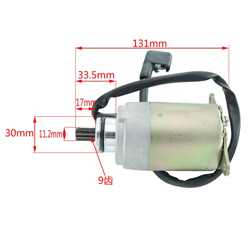 Motorcycle Starter High Performance Alloy Electric Starting Motor For GY6 125cc-200cc Engine ATV Bike Buggy Moped Scooter