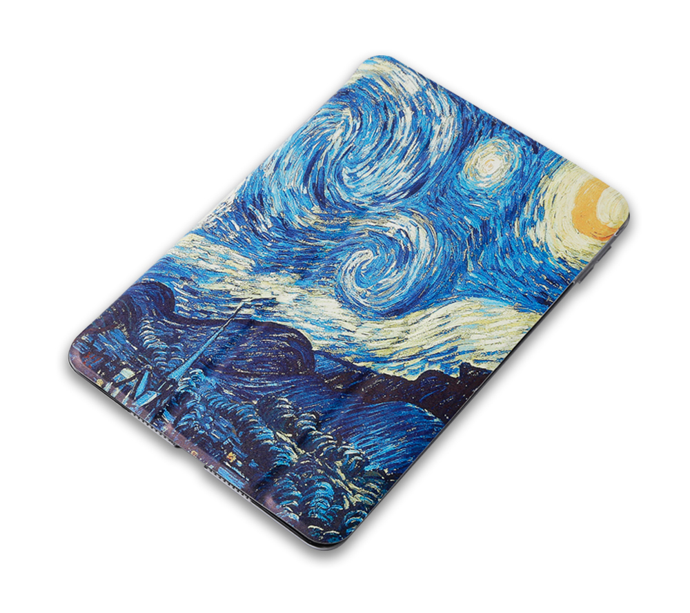 Funda Samsung Galaxy Tab A 10.1 SM-T580 SM-T585 SM-T510 SM-T515 case for Galaxy Tab A 10 slim flip cover stand capa: Starry Night / SM-T510 SM-T515