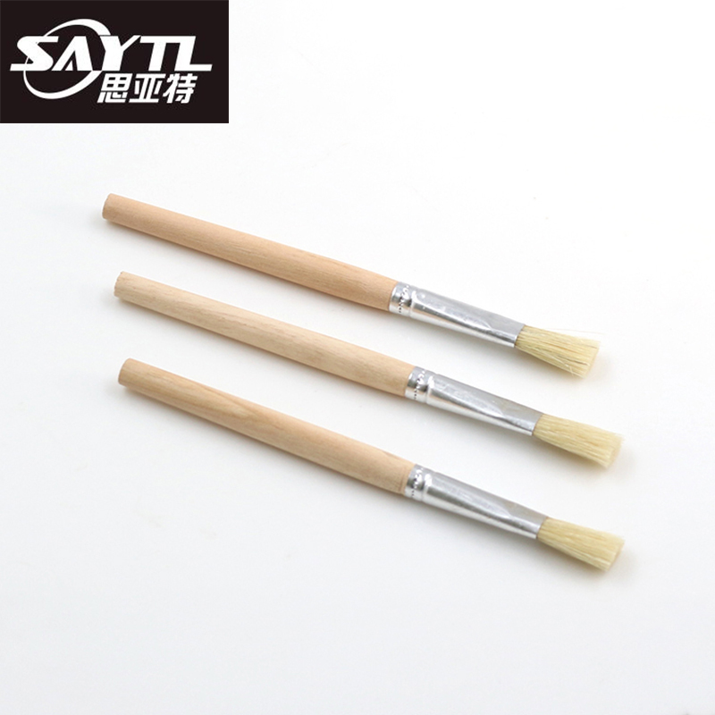 SAYTL Miękka szczotka robić włosów, twardych włosów, mała szczotka robić laptopa, szczotka robić czyszczenia ekranu, szczotka robić czyszczenia kurzu BGA lutować strumień pasta