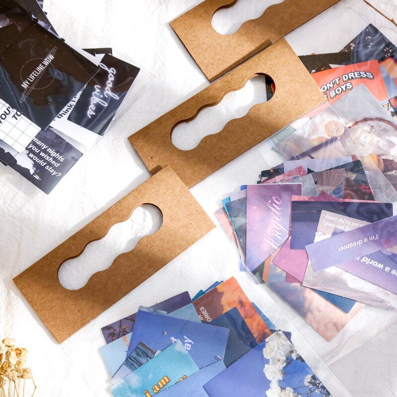 30 pcs/lot INS photo sky Flowers stickers DIY diary Journal decoration label aesthetic sticker album scrapbooking Notebook