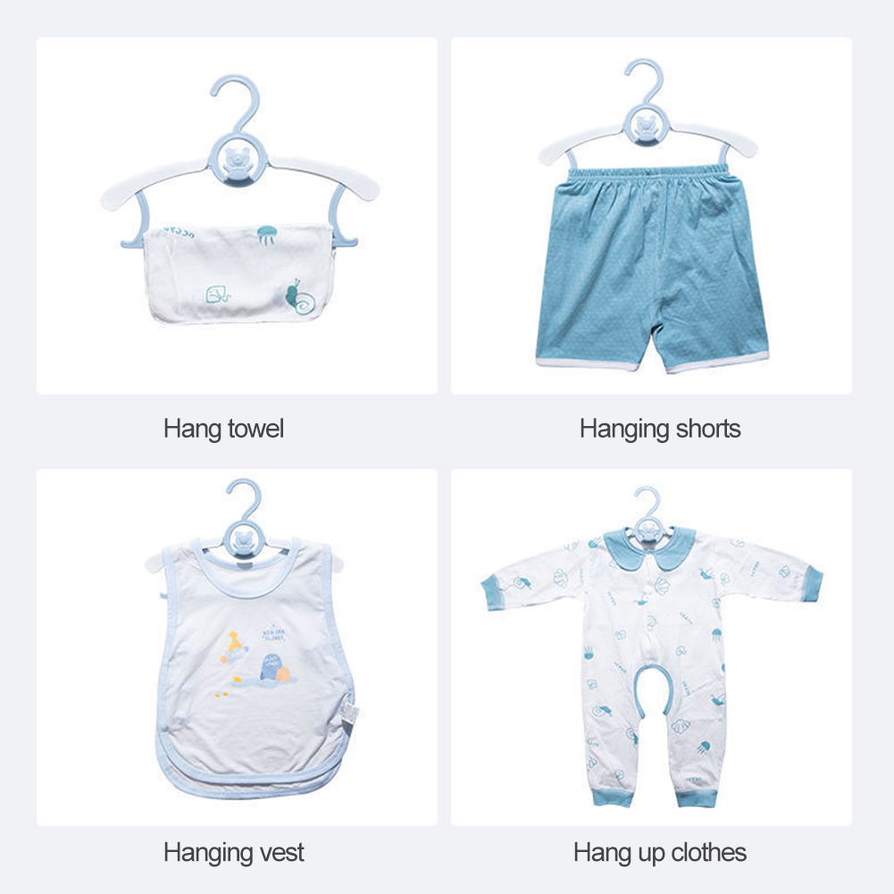 10 Stück platzsparende Kinder Kleiderbügel Baby Kinderzimmer Kleiderbügel Kinder Kleiderbügel für Mädchen Junge Kleinkind Kinder