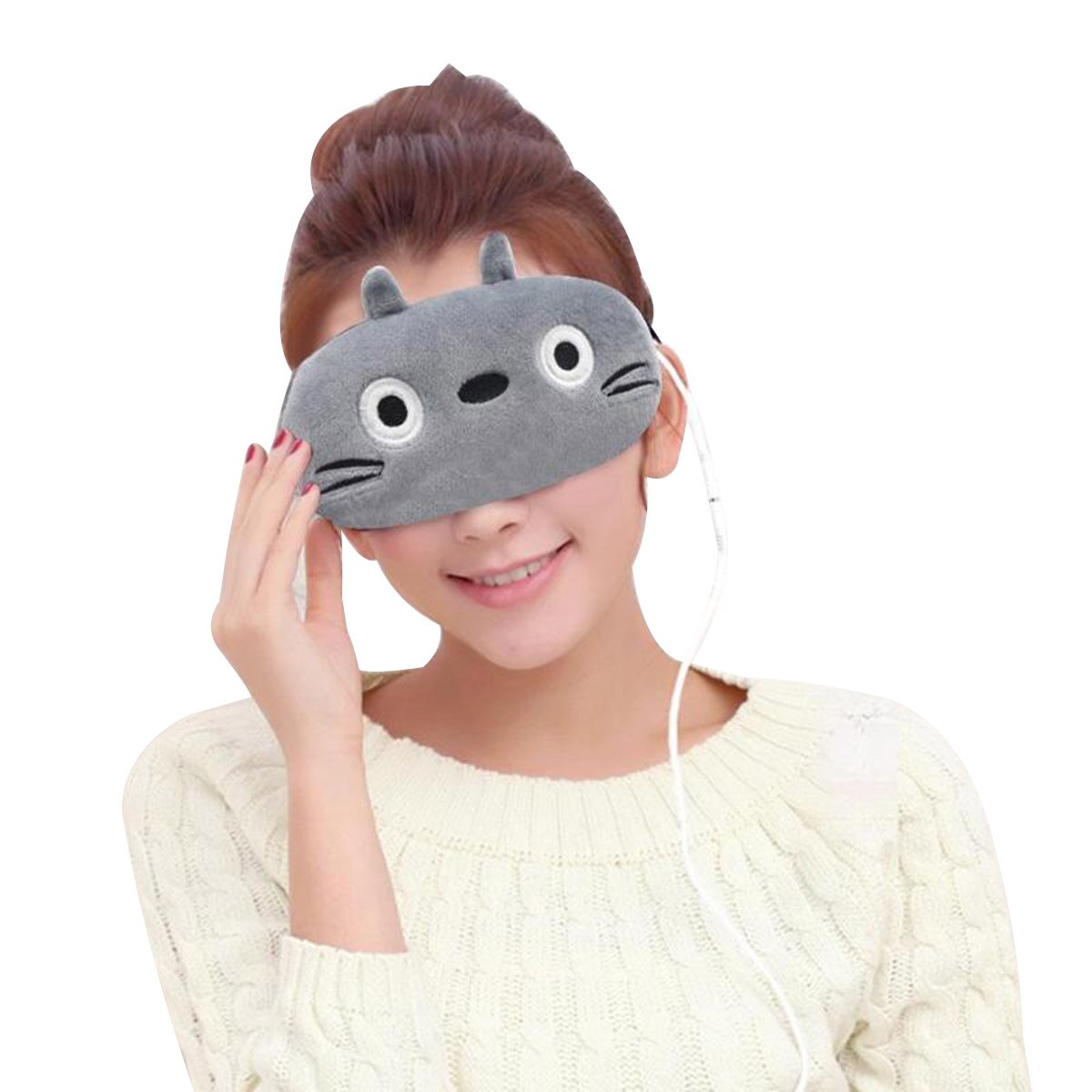 1x Steam Eye Patch Mask Sleep Eye Mask Electric Compress Cover Auto Power-off Timer Sleep Beauty Dace Relief Heat Pack Eye Patch