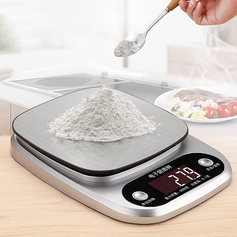 10kg Kitchen Scale Electronic Digital Food Scales With LCD Display Housewares Kitchen Accessories Novelty for Home Baking Cook