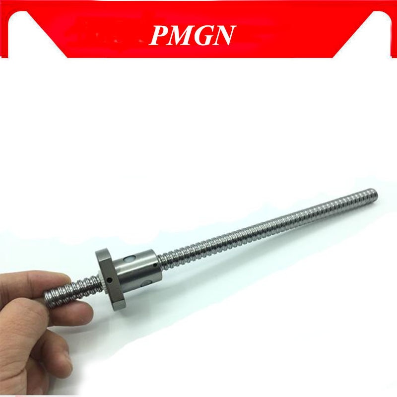 16mm 1605 Ball Screw Rolled C7 ballscrew SFU1605 600mm with one 1605 flange single ball nut for CNC parts no ends
