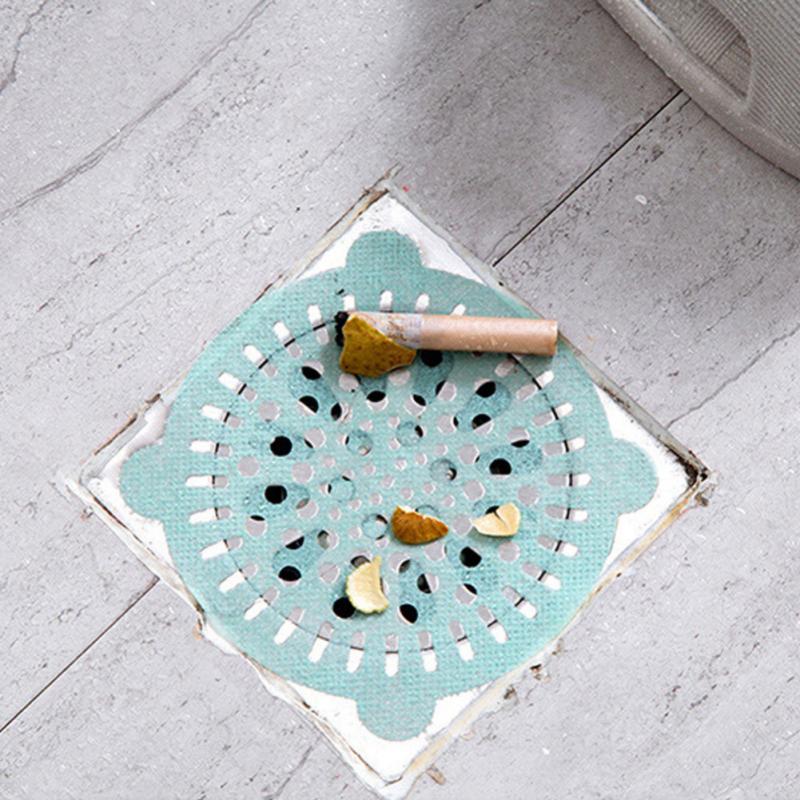 Snel ! 10Cm Keuken Wegwerp Drain Sticker Haar Filter Afvoer Gootsteen Badkamer Schoonmaken Papier Drain Stopper Stickers