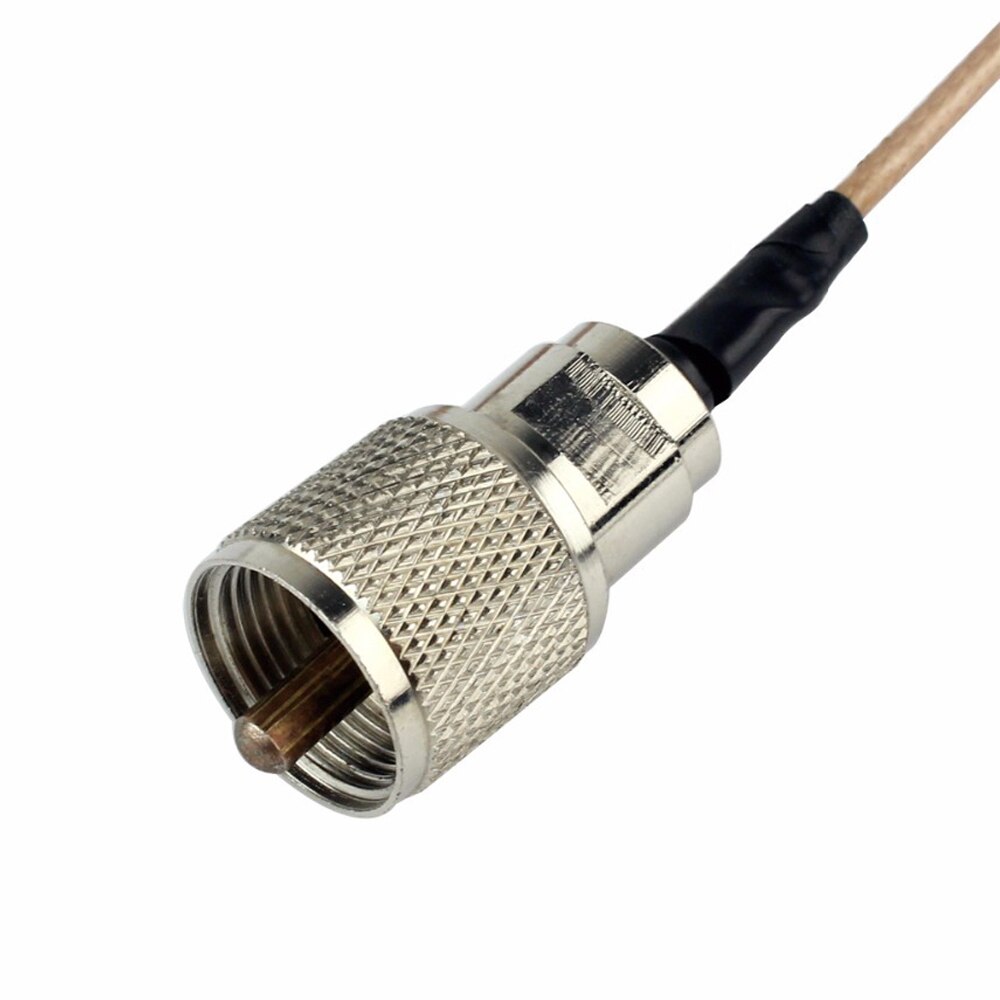 Pink 5 meter coaxial cable UHF / PL-259 for men YAESU for ICOM KENWOOD mobile radio phone antenna J6239E