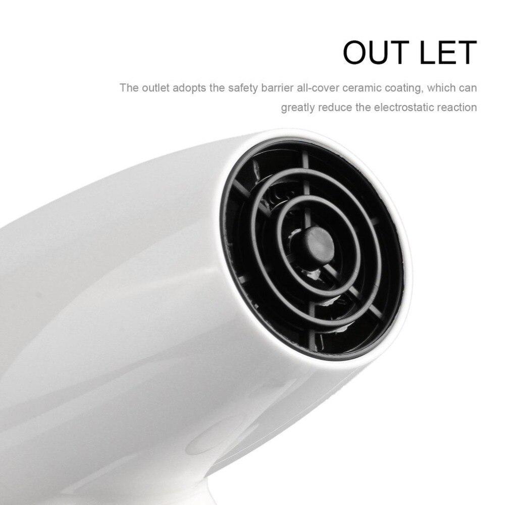 EU Plug Wall Mounted Hair Dryer Household Appliances Hanging Hair Dryer ABS For Hotel Home Electric Blower 1300W 220V Security