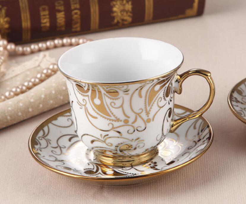 European Afternoon tea cups set,Ceramic Coffee Mug Porcelain Suit Include 1 Cup 1 saucer Chinese Tea set coffee cup