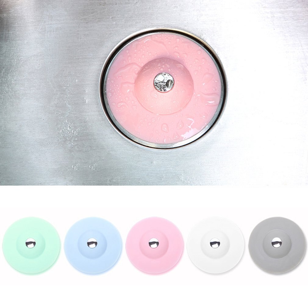 Desodorante de silicona de goma que presiona la cubierta del drenaje del piso baño cocina lavabo redondo tapón del fregadero FILTRO DE ALCANTARILLADO