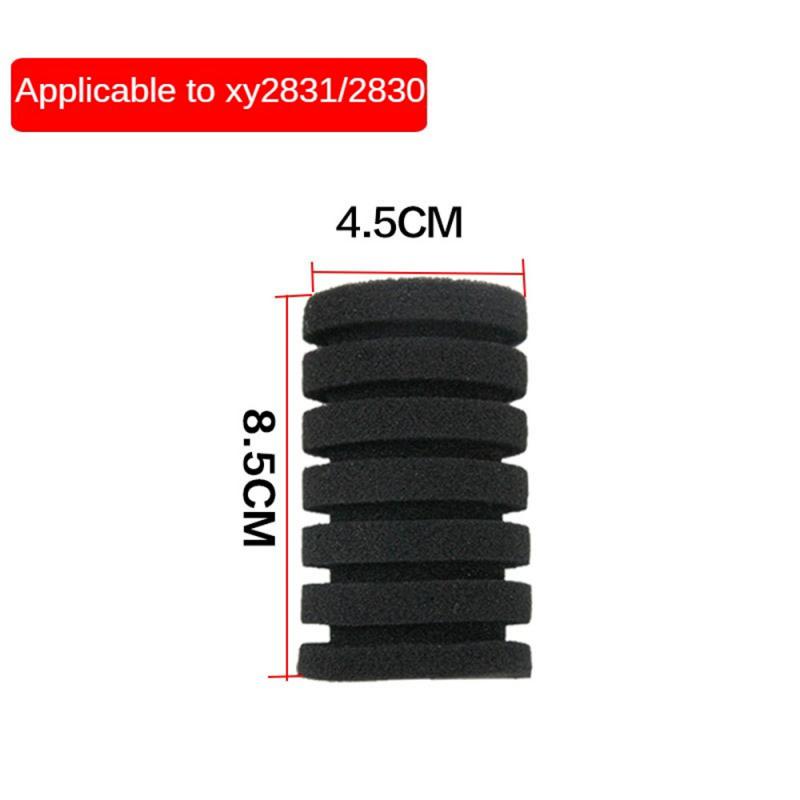 5-1Pc Aquarium Spons Filter Vis Tank Garnalen Vijver Luchtpomp Biochemische Spons Filter Aquarium Filtratie Filter: WHITE