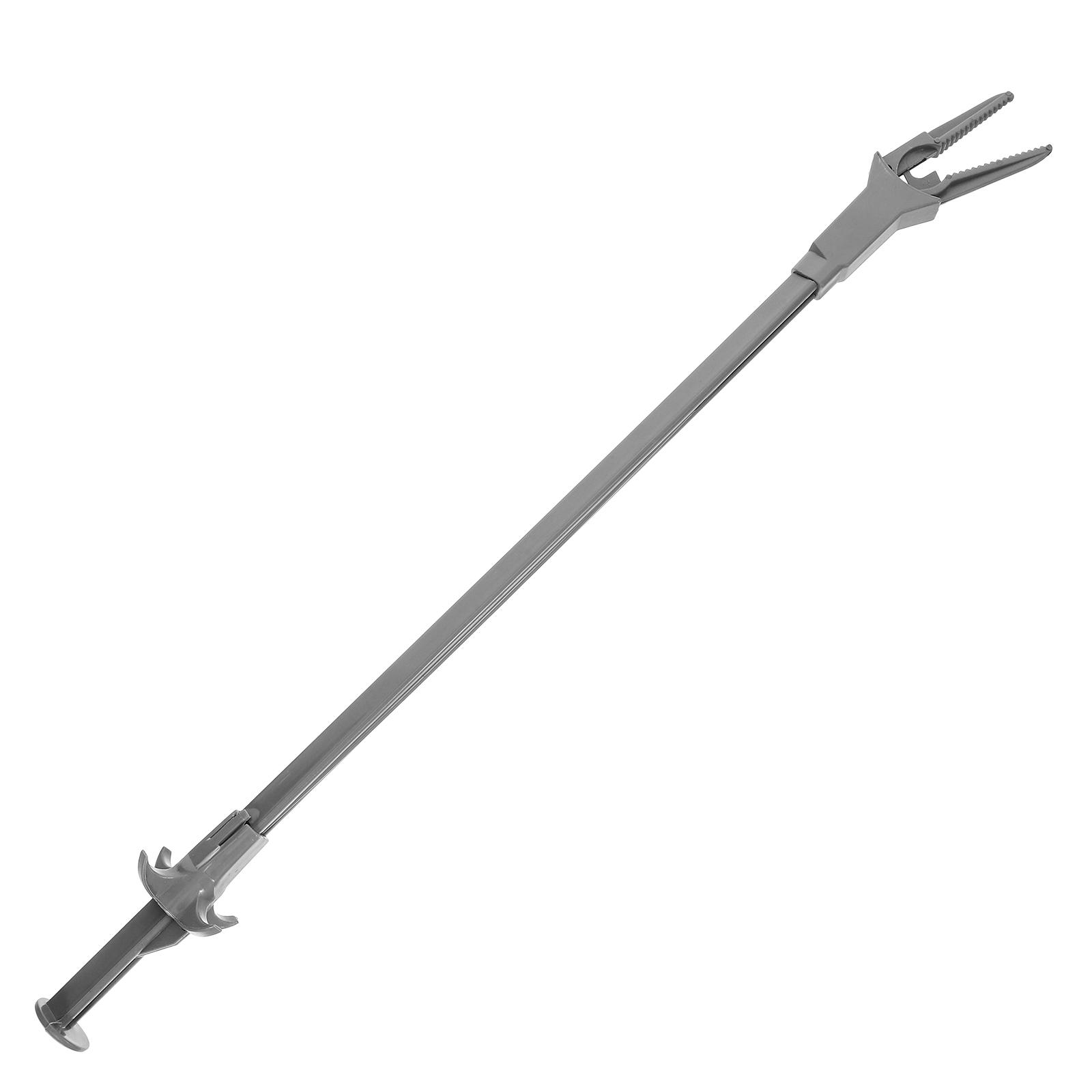 50cm Aquatic Tweezers Curved Tip Fish Tank Scissors Aquatic Plant Tweezers Tools Reacher Grabber Ergonomic Plastic Coating