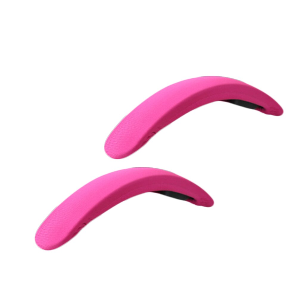Et par stretchy kontor datamaskin stol arm dekker svingbare beskyttelses deksler maskinvaskbare armstøtte slipcovers: Rosenrød