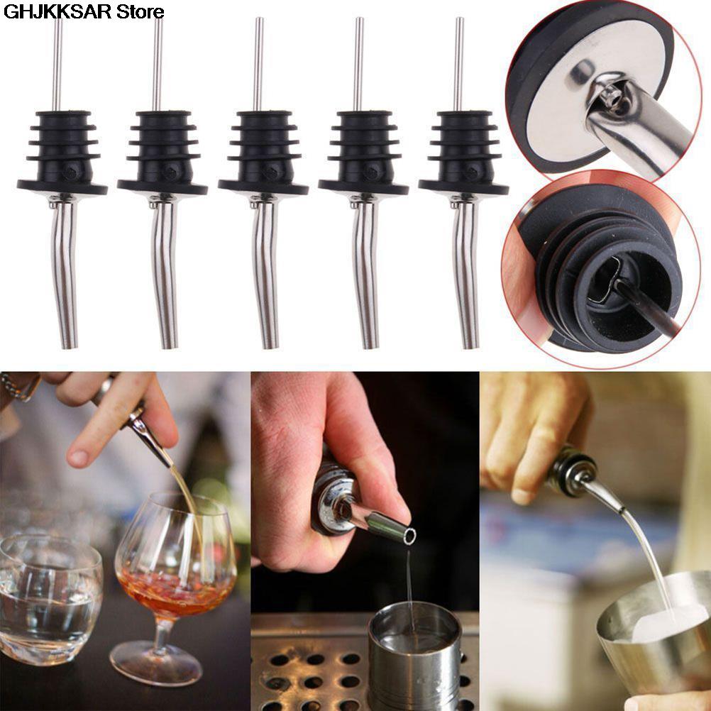 Durable kitchen supplies Red wine oil bottle plug nozzle black bottle stopper