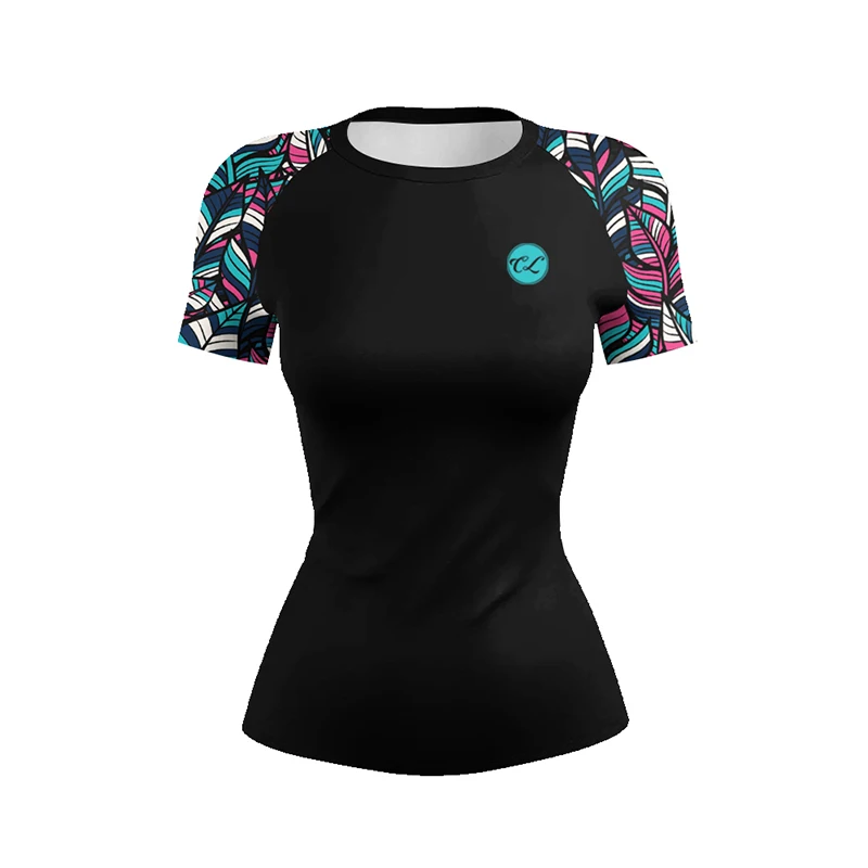 Camiseta de compresión Rashguard para mujer, anime de película, gimnasio, culturismo, yoga, delgada, serrée, Y-dehors, boxe, MMA: XXL / Gris