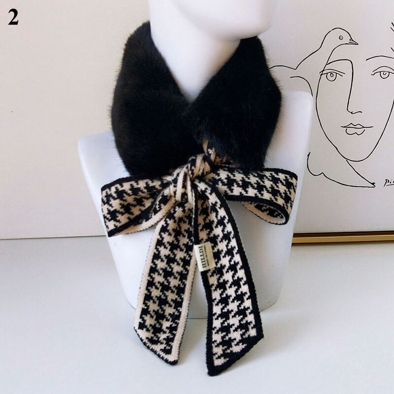 Knitted Collar Scarves For Women Detachable Fake Malta